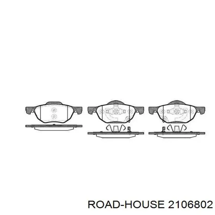 Pastillas freno delanteras Road House 2106802 precio, desde 35,56 EUR