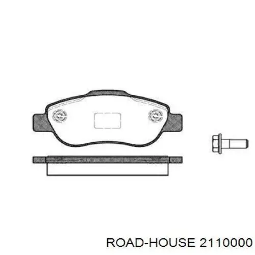 Comprar 2110000 Road House Pastillas delanteras de freno