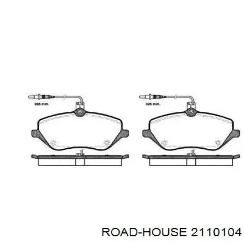 Pastillas freno delanteras Road House 2110104 precio, desde 42,34 EUR