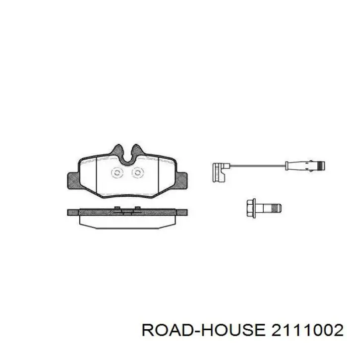 Pastillas traseras de freno Road House 2111002 precio, desde 24,88 EUR