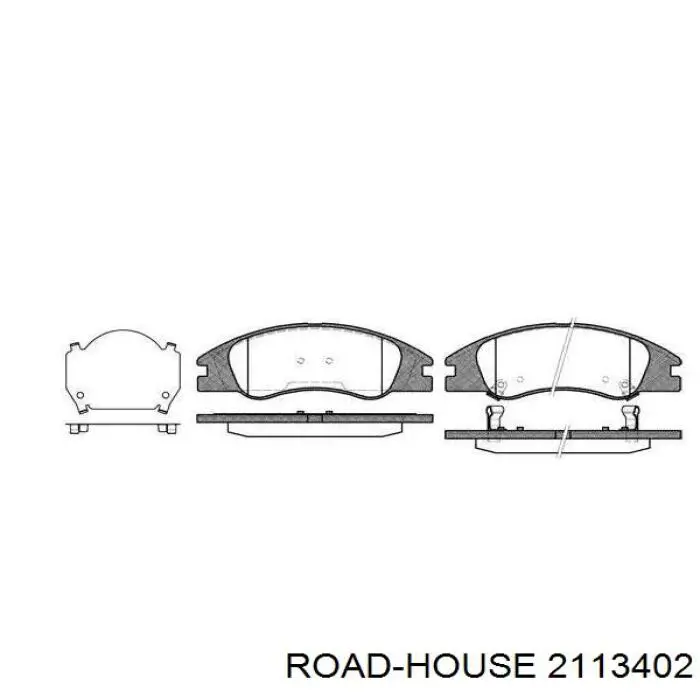 Pastillas freno delanteras Road House 2113402 precio, desde 34,11 EUR