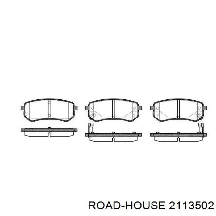 Pastillas traseras de freno Road House 2113502 precio, desde 24,41 EUR