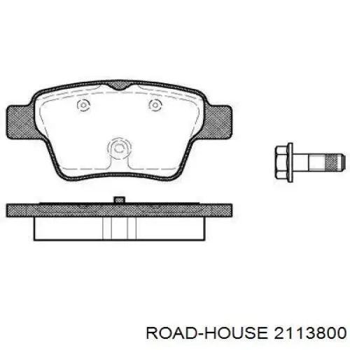 Comprar 2113800 Road House Pastillas de freno traseras
