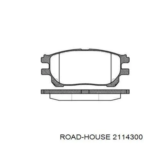 Pastillas freno delanteras Road House 2114300 precio, desde 36,94 EUR