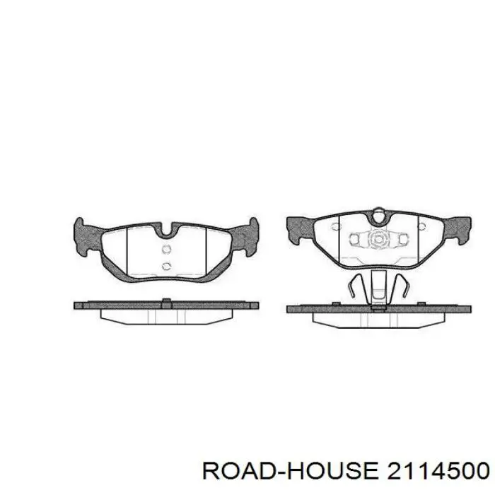Pastillas traseras de freno Road House 2114500 precio, desde 28,51 EUR