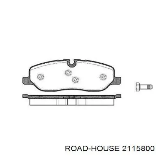 Pastillas freno delanteras Road House 2115800 precio, desde 31,38 EUR