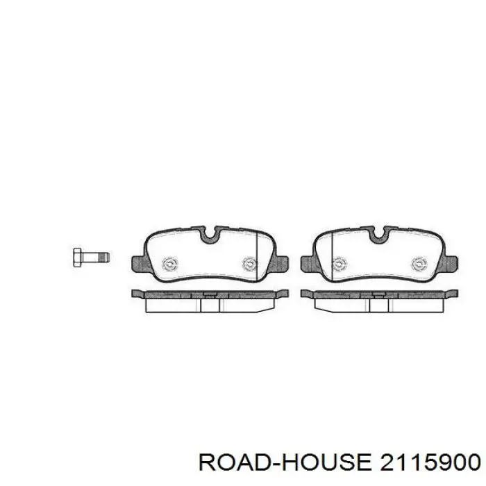 Pastillas traseras de freno Road House 2115900 precio, desde 70,62 EUR