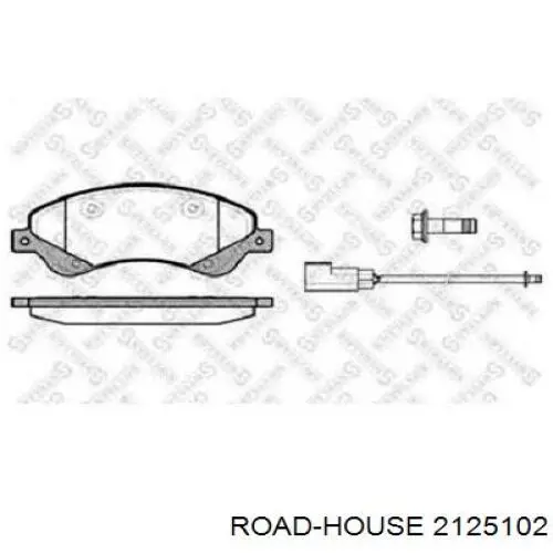 Pastillas freno delanteras Road House 2125102 precio, desde 33,83 EUR