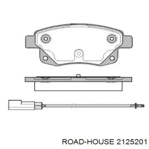 Pastillas traseras de freno Road House 2125201 precio, desde 28,23 EUR