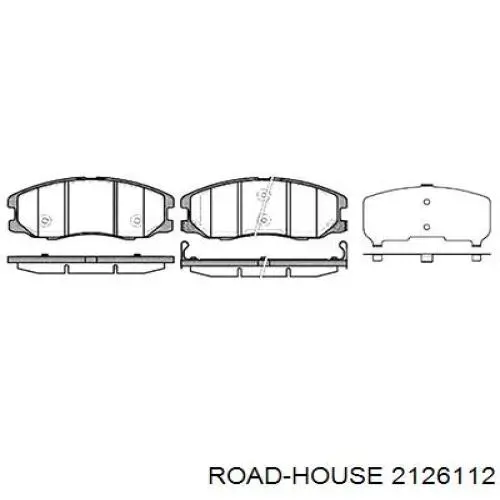 Pastillas freno delanteras Road House 2126112 precio, desde 33,10 EUR