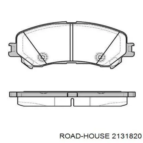 Comprar 2131820 Road House Pastillas delanteras de freno