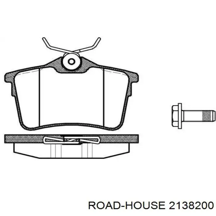 Pastillas traseras de freno Road House 2138200 precio, desde 27,94 EUR