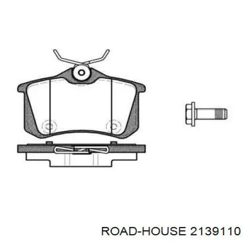 Pastillas traseras de freno Road House 2139110 precio, desde 23,23 EUR