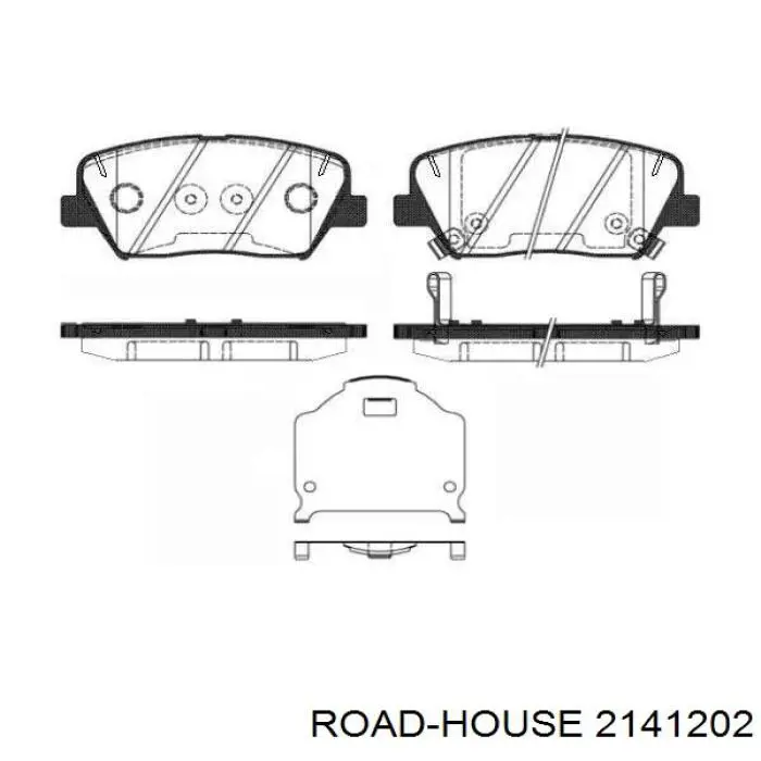 Pastillas freno delanteras Road House 2141202 precio, desde 26,17 EUR