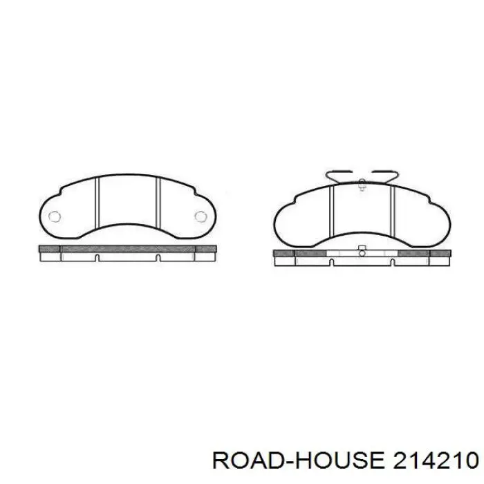 Pastillas freno delanteras Road House 214210 precio, desde 31,57 EUR