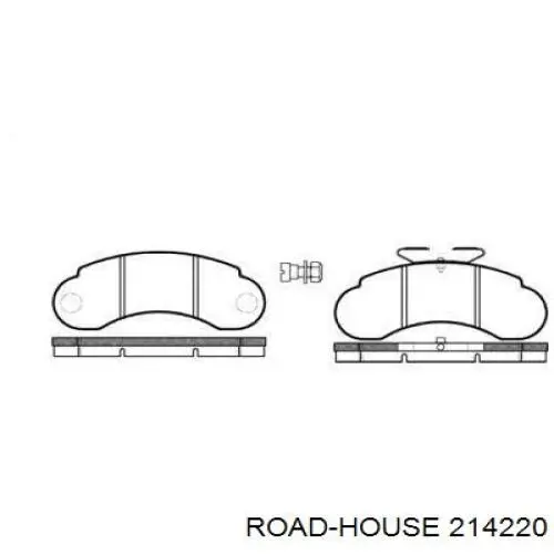 Pastillas freno delanteras Road House 214220 precio, desde 35,70 EUR