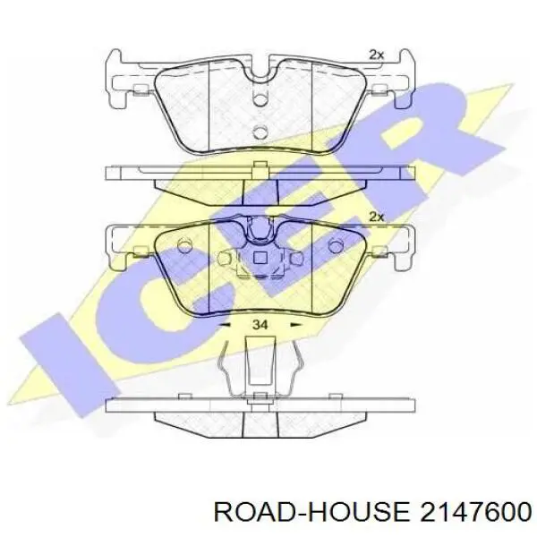 Pastillas traseras de freno Road House 2147600 precio, desde 30,41 EUR