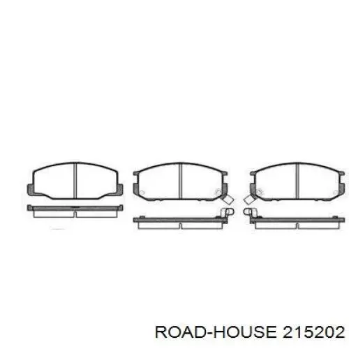 2152.02 Road House pastillas de freno traseras