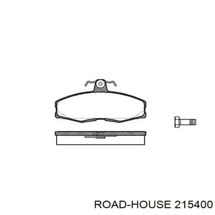 Pastillas freno delanteras Road House 215400 precio, desde 23,10 EUR