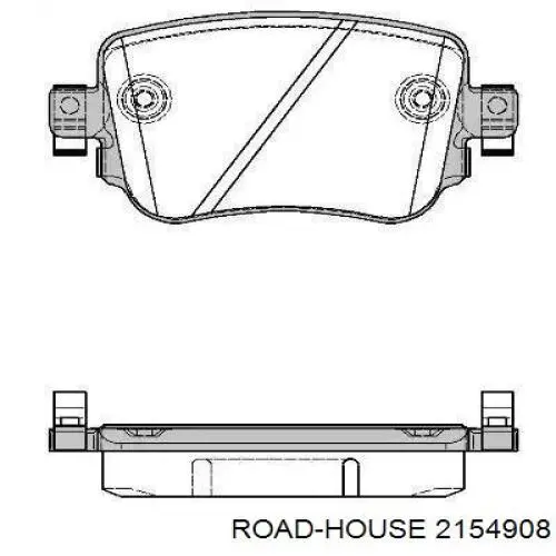 Pastillas traseras de freno Road House 2154908 precio, desde 28,63 EUR