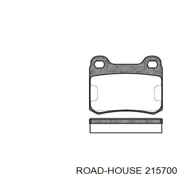 Pastillas traseras de freno Road House 215700 precio, desde 15,71 EUR