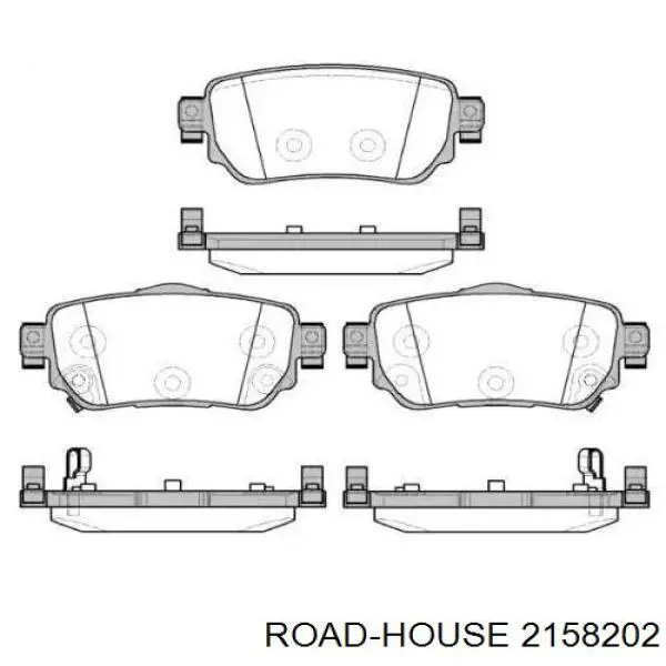 Pastillas traseras de freno Road House 2158202 precio, desde 25,08 EUR