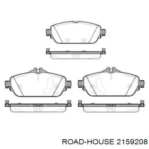 Pastillas freno delanteras Road House 2159208 precio, desde 35,48 EUR
