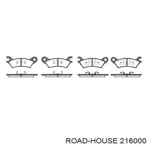 Pastillas freno delanteras Road House 216000 precio, desde 22,54 EUR