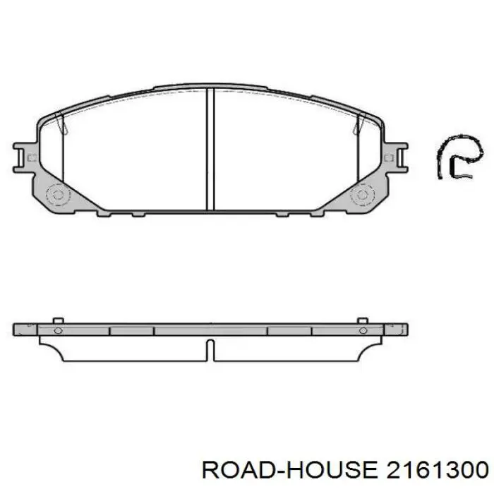 2161300 Road House pastillas de freno delanteras