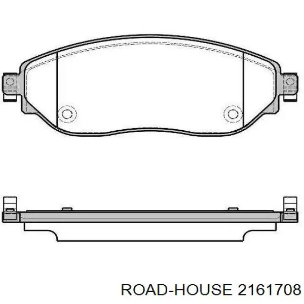 21617.08 Road House pastillas de freno delanteras