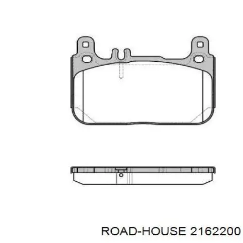 21622.00 Road House pastillas de freno traseras