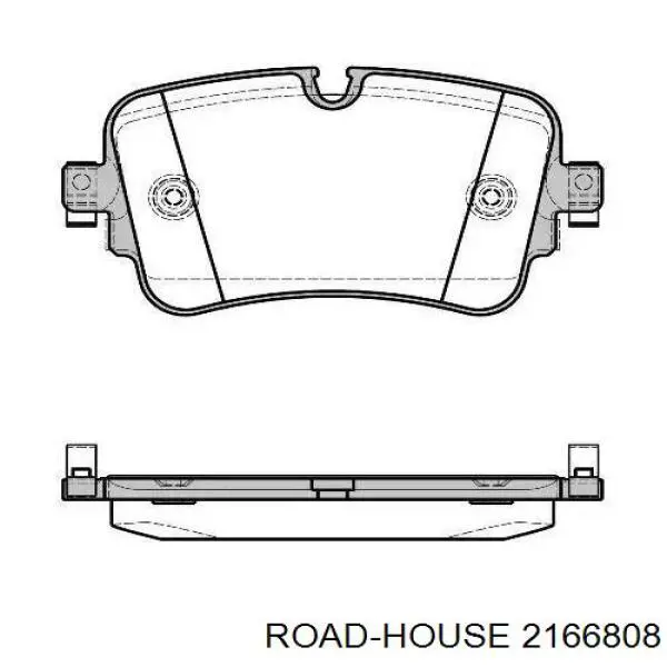 21668.08 Road House pastillas de freno traseras