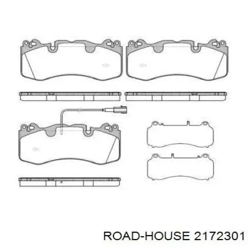 Comprar 673005715 Maserati Pastillas delanteras de freno