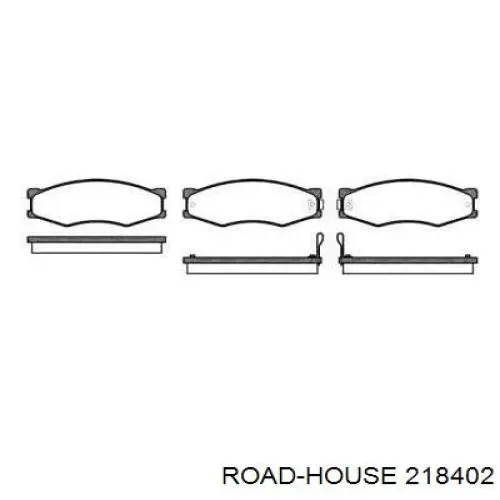 Pastillas freno delanteras Road House 218402 precio, desde 21,30 EUR