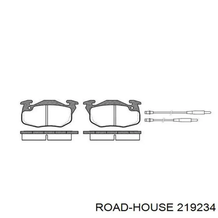 Pastillas freno delanteras Road House 219234 precio, desde 48,82 EUR