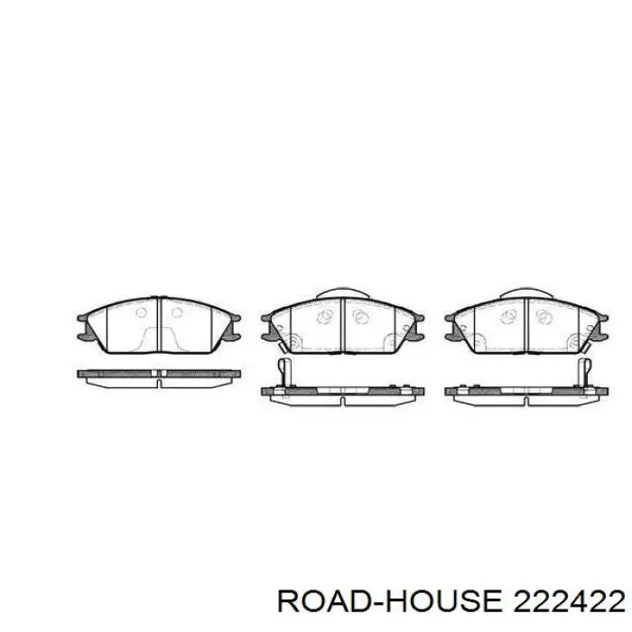 Pastillas freno delanteras Road House 222422 precio, desde 19,82 EUR