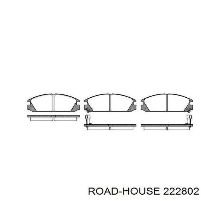 Pastillas freno delanteras Road House 222802 precio, desde 25,65 EUR