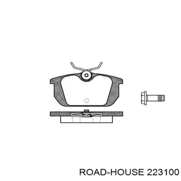 Pastillas traseras de freno Road House 223100 precio, desde 20,67 EUR
