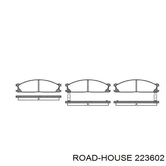 Pastillas freno delanteras Road House 223602 precio, desde 26,77 EUR