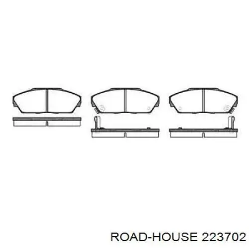 Pastillas freno delanteras Road House 223702 precio, desde 27,92 EUR