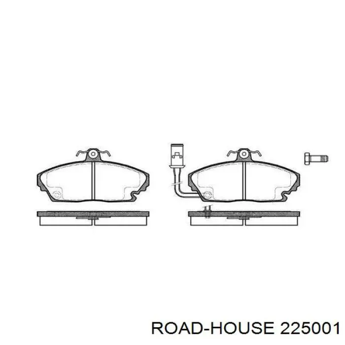 Pastillas freno delanteras Road House 225001 precio, desde 47,97 EUR