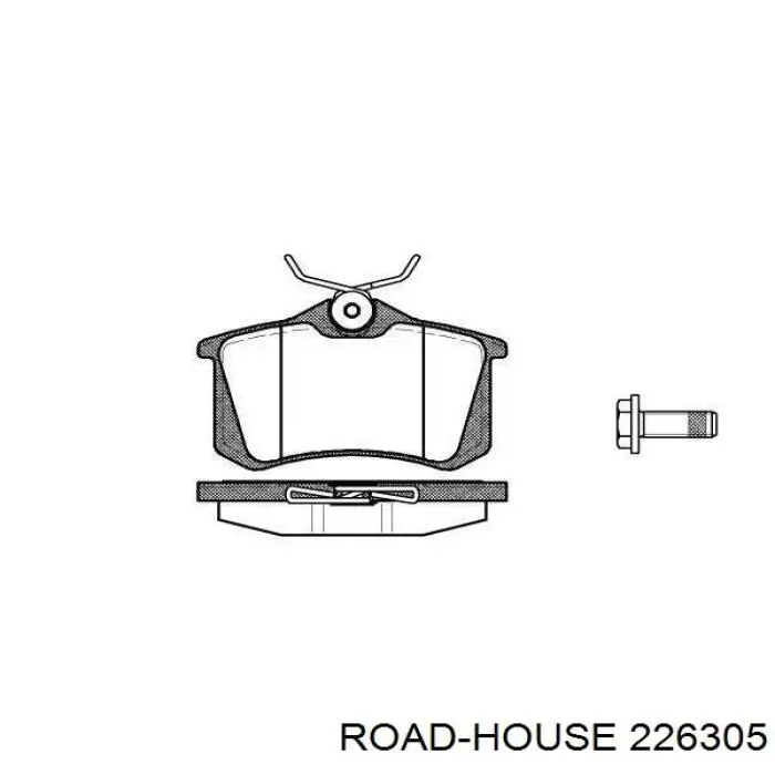 Pastillas traseras de freno Road House 226305 precio, desde 21,30 EUR