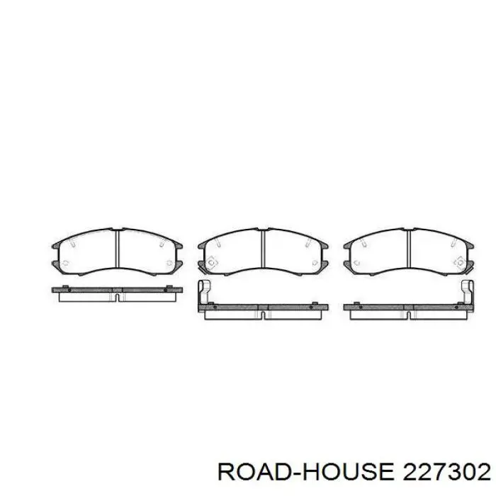 Pastillas freno delanteras Road House 227302 precio, desde 34,59 USD