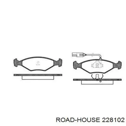 Pastillas freno delanteras Road House 228102 precio, desde 29,81 EUR