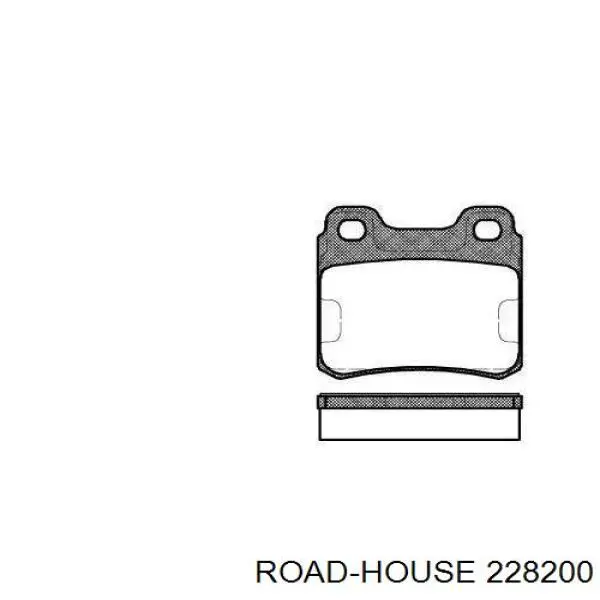 Pastillas traseras de freno Road House 228200 precio, desde 15,83 EUR