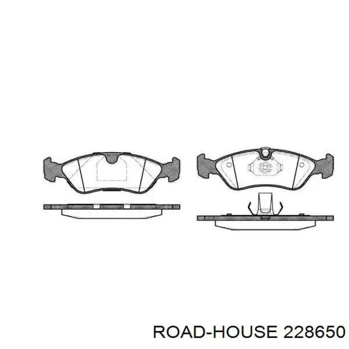 Pastillas freno delanteras Road House 228650 precio, desde 105,07 EUR