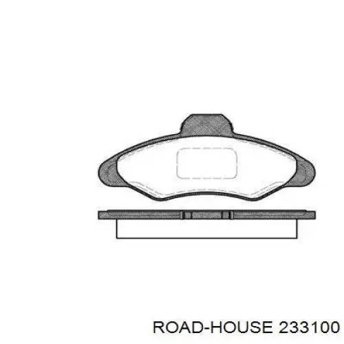 Pastillas freno delanteras Road House 233100 precio, desde 20,58 EUR