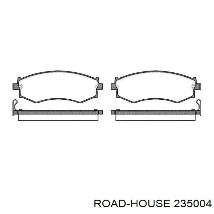 Comprar 235004 Road House Pastillas delanteras de freno