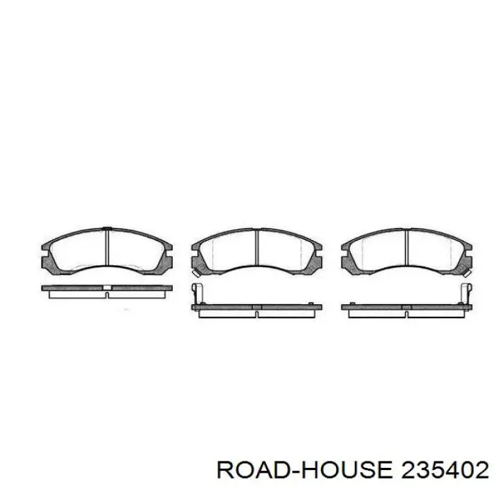 Comprar 235402 Road House Pastillas delanteras de freno