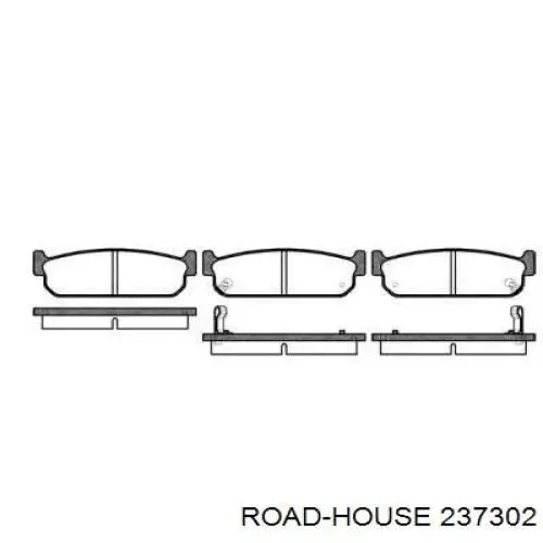 Comprar 237302 Road House Pastillas de freno traseras